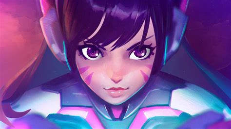 Overwatchs Dva Animated Wallpaper