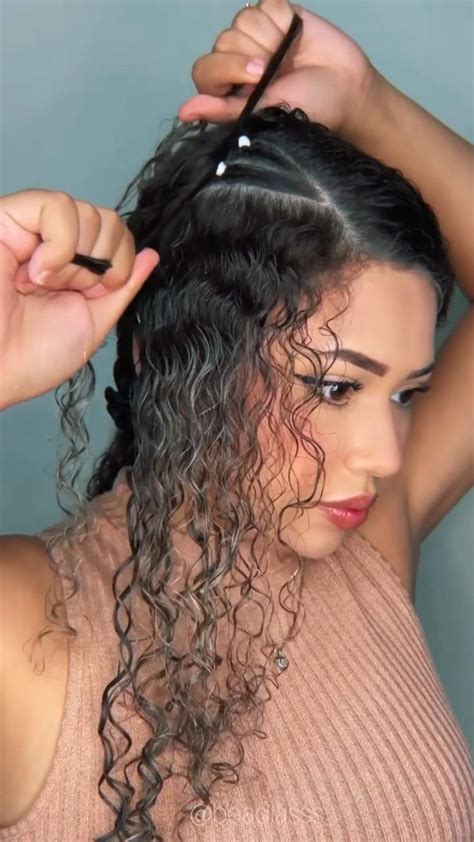 Pin De Feitosalarissa Em Penteados Em Penteado Simples Cabelo