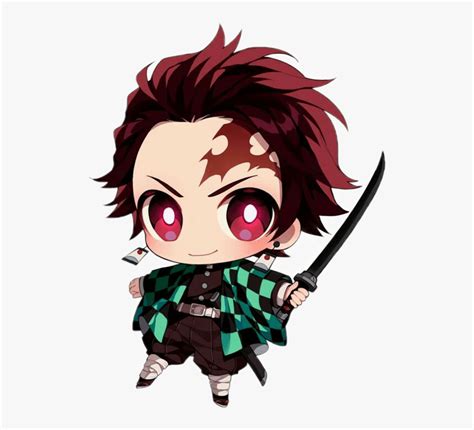 The Best Demon Slayer Transparent Background Tanjiro Chibi Png