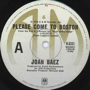 Joan Baez - Please Come To Boston (1976, Vinyl) | Discogs