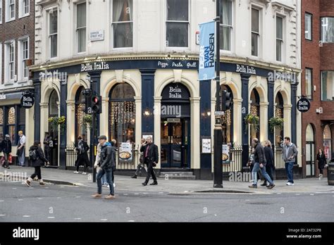 Bella Italia Restaurant Covent Garden London Hi Res Stock Photography
