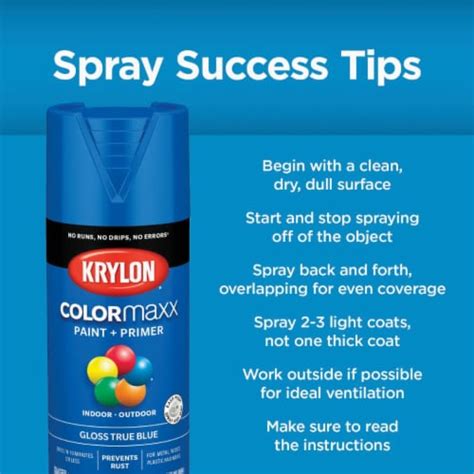 Krylon ColorMaxx Clear Spray Paint Satin Crystal Clear 11 Oz Kroger