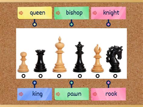 Chess Pieces Diagram - Labelled diagram