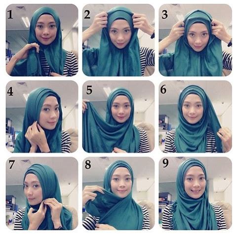 30 Hijab Styles Step By Step Style Arena Easy Hijab Style Simple Hijab Hijab Style Tutorial