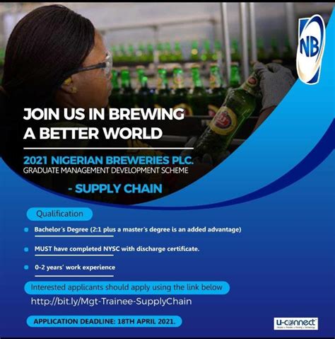 Nigerian Breweries Graduate Management Development Scheme For