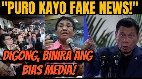 LUPET NI TATAY DIGONG FPRRD BINIRA AT SINUPLAK ANG RAPPLER AT MGA