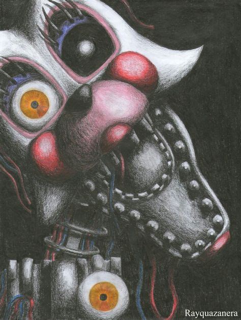 A Creepy And Pretty Illustration By Rayquazanera Of The Mangle From Fnaf Not Only Is This