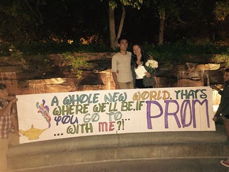 Disney Themed Promposal  Disney Prom Prom Proposal Dance Proposal