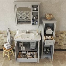 Magickwoods Libertyville W X D Cloud Gray Bathroom Vanity