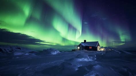 Premium AI Image | Aurora Borealis in the Arctic