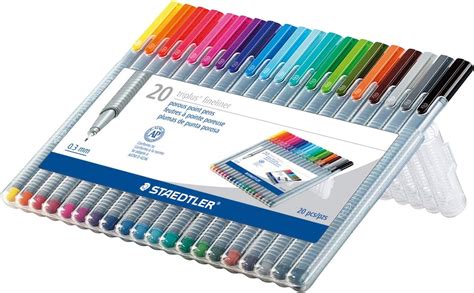 Staedtler 334 SB20 0 3 Mm Triplus Fineliner Pen Assorted Colours