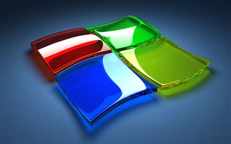 Gambar Microsoft Kuning Merah Biru Hijau Kaca Berkilau