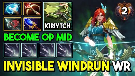 TRULY BECOME OP MID Windranger Aghs Scepter Invisible Windrun DotA 2