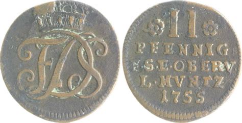 Sachsen Weimar Eisenach Pfennig Friedrich Iii V Gotha