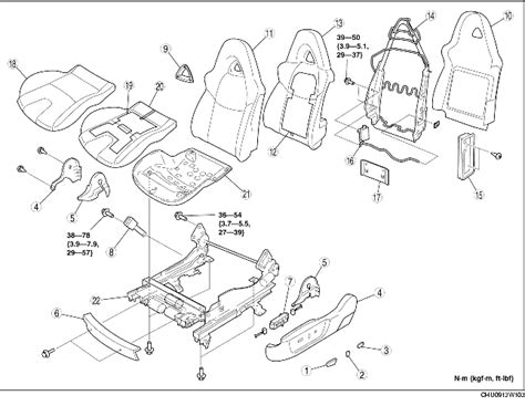 Front Seat Disassembly Assembly