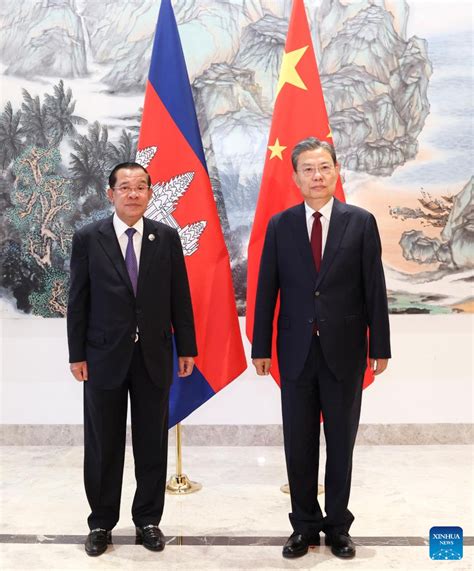 China S Top Legislator Meets Guests From Kazakhstan Cambodia Russia