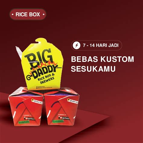 Cetak Rice Box Kemasay