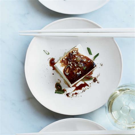 Warm Tofu With Soy Ginger Sauce Recipe Kuniko Yagi