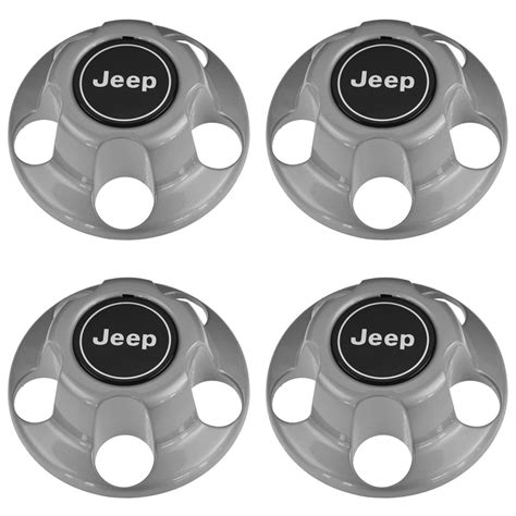 Mopar Wheel Center Cap Cover Set Kit For Jeep Wrangler Grand Cherokee