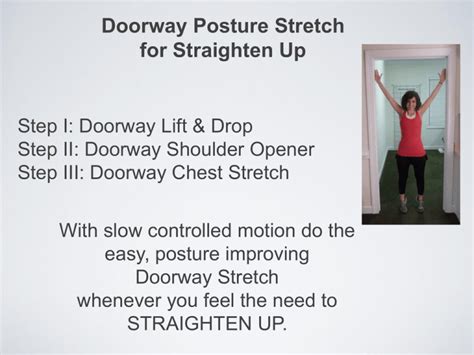 Doorway Posture Stretch