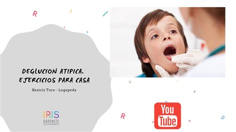 DEGLUCION ATIPICA EN NIÑOS YouTube