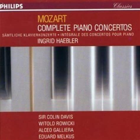 Mozart Complete Piano Concertos Amazon Co Uk CDs Vinyl