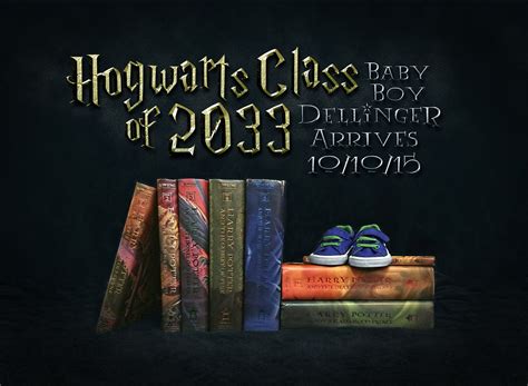 Harry Potters Class Book Sale Banner With Books And Shoes