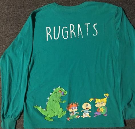 Nickelodeon Rugrats Reptar Shirt L Cartoon Hey Arnold Gem