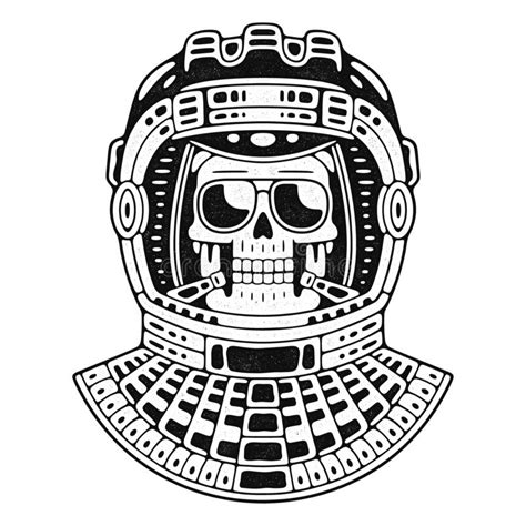 Cr Ne Des Astronautes Logo Moderne De L Espace Embl Me Monochrome