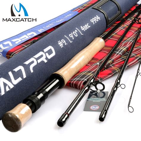 Maxcatch 3 4 5 6 7 8 9 10 12WT Fast Action Fly Fishing Rod IM 10 Carbon