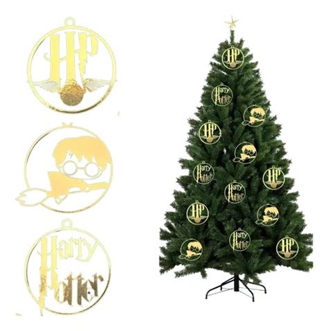 Kit Bolas Enfeite De Natal Decora O Arvore Harry Potter