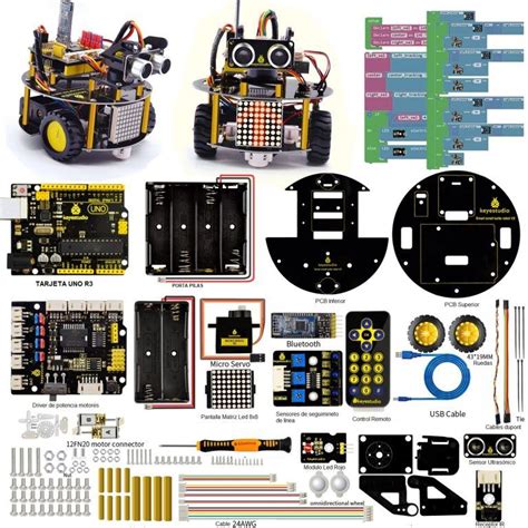 Nueva Versi N Tortuga Robot Programable Arduino Sku R Hubot