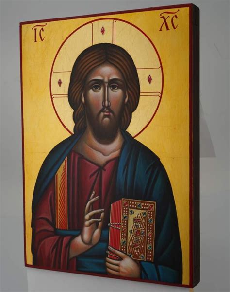 Christ Pantocrator Icon Vatopedi Monastery Blessedmart