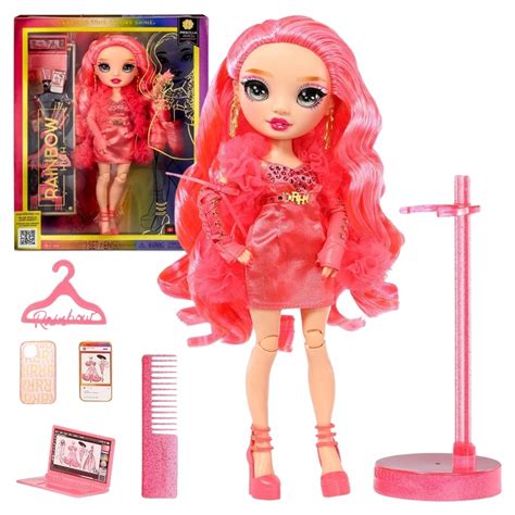 Rainbow High Fashion Doll Neonowo RÓŻowa Lalka Priscilla Perez Seria 5