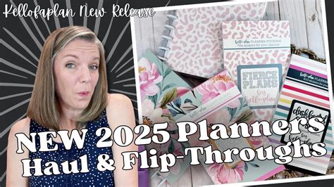 NEW 2025 Planners Kellofaplan Haul Flip Throughs YouTube