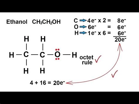 Lewis Structure Of Ethanol With Charges