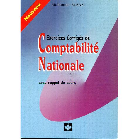 Exercices Corrig S De Comptabilit Nationale Almouggar