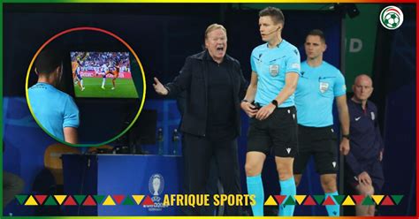 Euro Ronald Koeman Se L Che Et Crie Au Scandale Apr S La