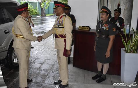 Slawc New Colonel Commandant Assumes Office Sri Lanka Army