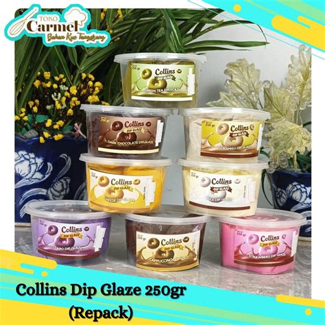 Jual Collins Dip Glaze Gr Topping Dipping Glaze Donat Aneka Rasa