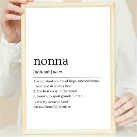 Italian Mother Definition Sign Etsy