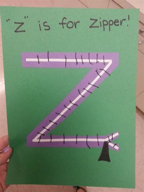 Crafts For The Letter Z