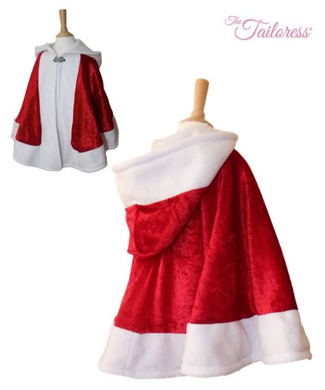 Father Christmas Santa Cape PDF Sewing Pattern – The Tailoress