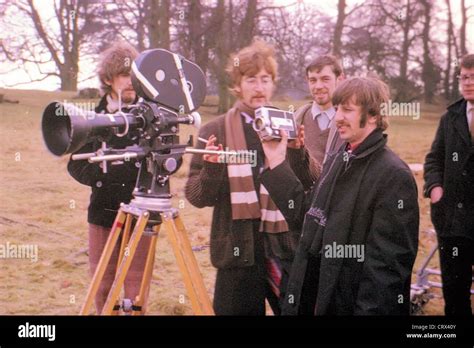 003571 The Beatles Filming Strawberry Fields Forever In Knole Park Sevenoaks On 31st January