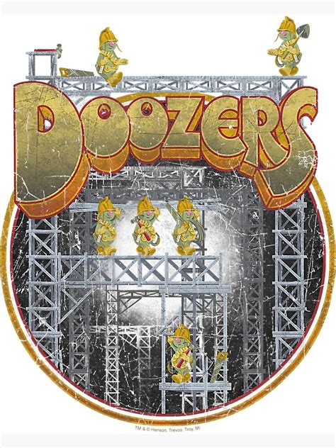 "Fraggle Rock Doozers Construction" Poster for Sale by kirkeby4s4f ...