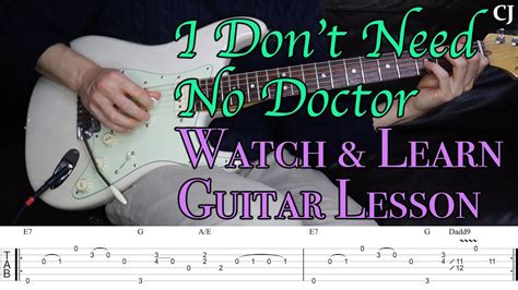 I Don T Need No Doctor John Mayer With Tab Chords Watch And