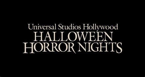 Halloween Horror Nights Apre Agli Universal Studios Hollywood Tutto