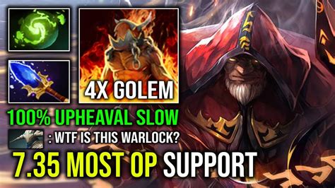 7 35 MOST OP SUPPORT 4x Golem Army AOE Stun 100 Max Slow Upheaval