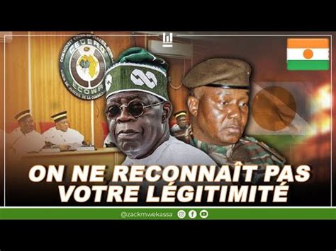 Incroyable La Cedeao Rejette La Requete De Niamey Youtube