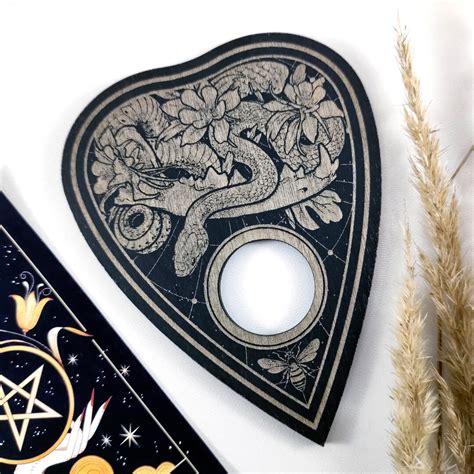 Wood Ouija Planchette Planchette For Ouija Board Gothic Witch Decor